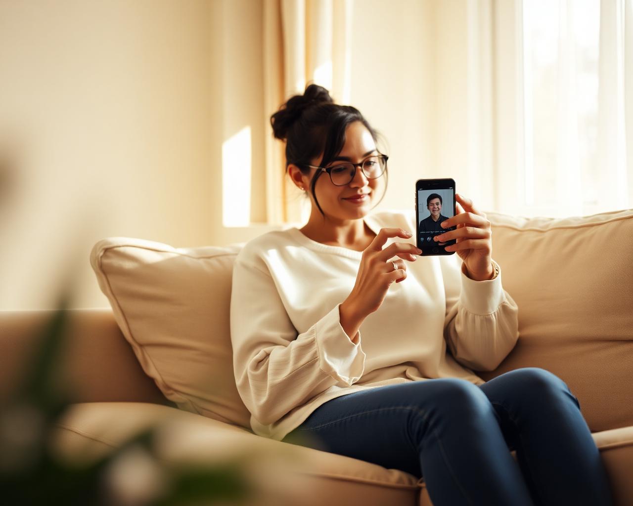 Patient meeting a physician in an online urgent care visit